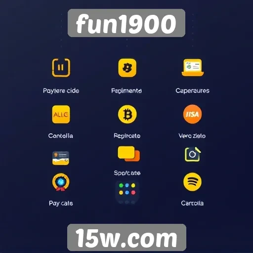 Opções de pagamento disponíveis no Fun1900