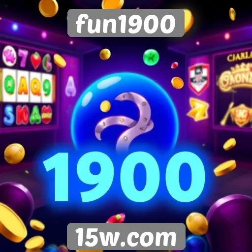 Variedade de jogos oferecidos pelo site fun1900